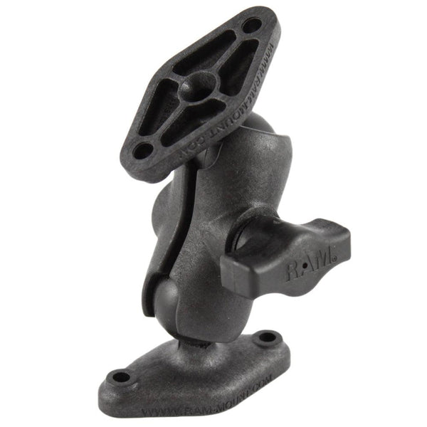 RAM Mount Composite Short Socket Arm w/2 Diamond Bases [RAP-B-102U-A] - Essenbay Marine