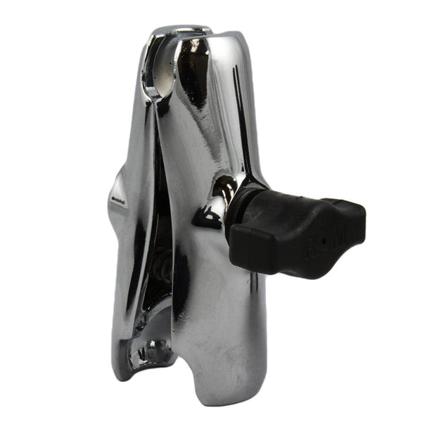 RAM Mount Chrome Double Socket Arm [RAM-B-201CHU] - Essenbay Marine