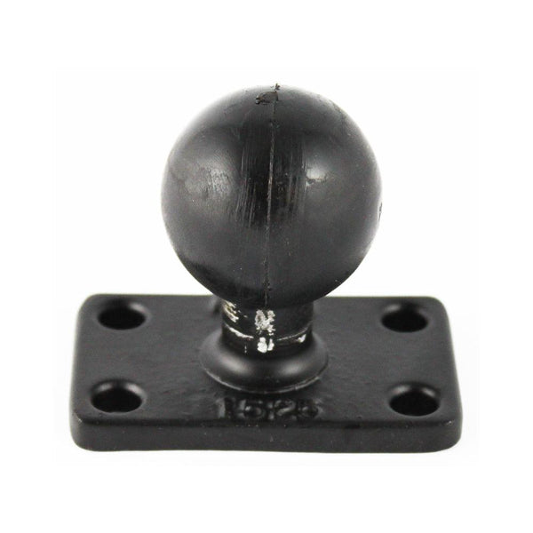 RAM Mount 1.5" x 2.5" Rectangle Base w/1.5" Ball [RAM-202U-1525] - Essenbay Marine