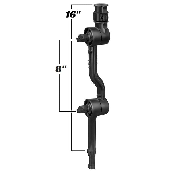 RAM Mount Adjustable Adapt-a-Post 16" Extension Arm [RAP-114-APB3U] - Essenbay Marine