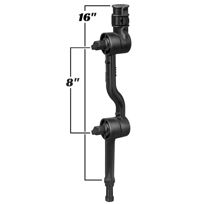 RAM Mount Adjustable Adapt-a-Post 16" Extension Arm [RAP-114-APB3U] - Essenbay Marine