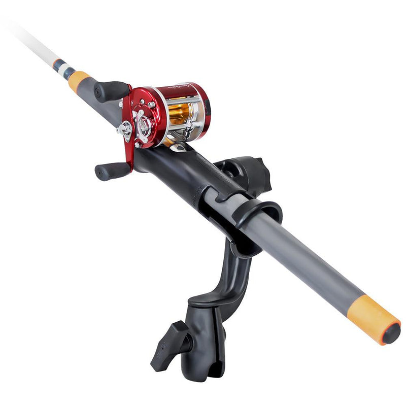 RAM Tube Jr. Fishing Rod Holder with RAM-ROD Revolution Ratchet/Socket System (Base NOT Included) [RAP-390-RB-NBU] - Essenbay Marine