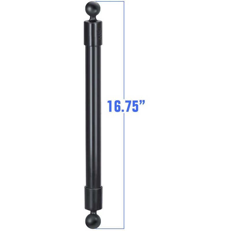 RAM Mount 16.75" Long Extension Pole with 2 1" Diameter Ball Ends [RAP-BB-230-18U] - Essenbay Marine