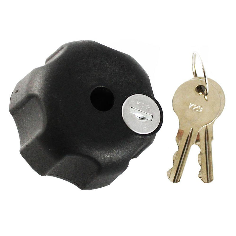 RAM Mount Knob w/Lock & 5/16"-18 Brass Hole - C-Size [RAM-KNOB5LU] - Essenbay Marine