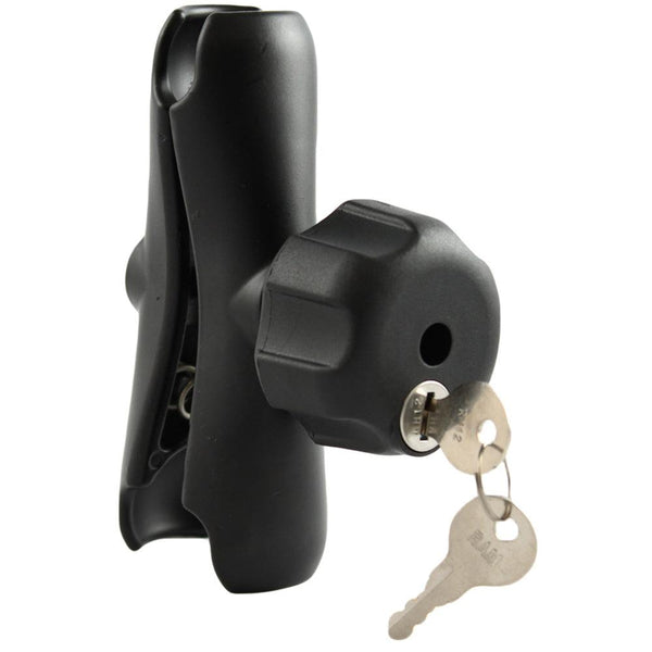 RAM Mount Double Socket Arm w/Locking Knob f/1.5" Ball Bases [RAM-201LU] - Essenbay Marine