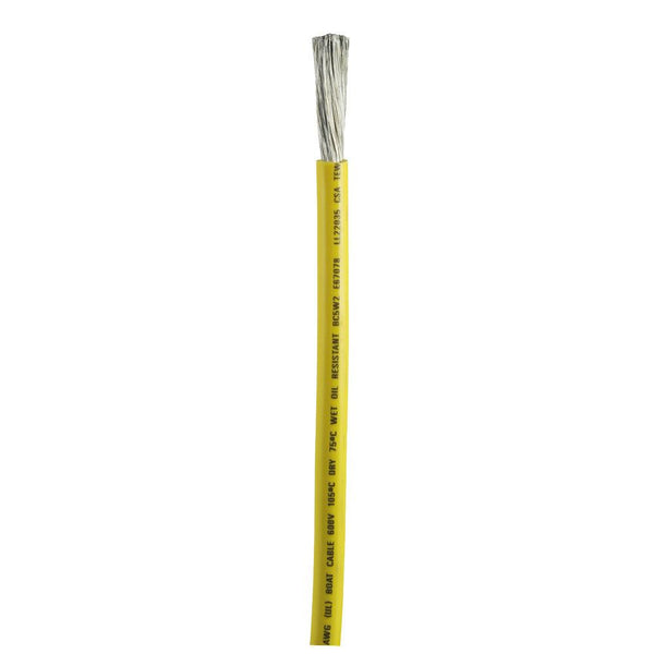 Ancor Yellow 2 AWG Battery Cable - Sold By The Foot [1149-FT] - Essenbay Marine