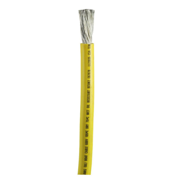 Ancor Yellow 2/0 AWG Battery Cable - Sold By The Foot [1179-FT] - Essenbay Marine