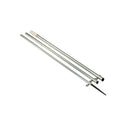 Lee's 13' Bright Silver Center Rigger Pole w/Black Spike 1-3/8" [MX8713CR] - Essenbay Marine