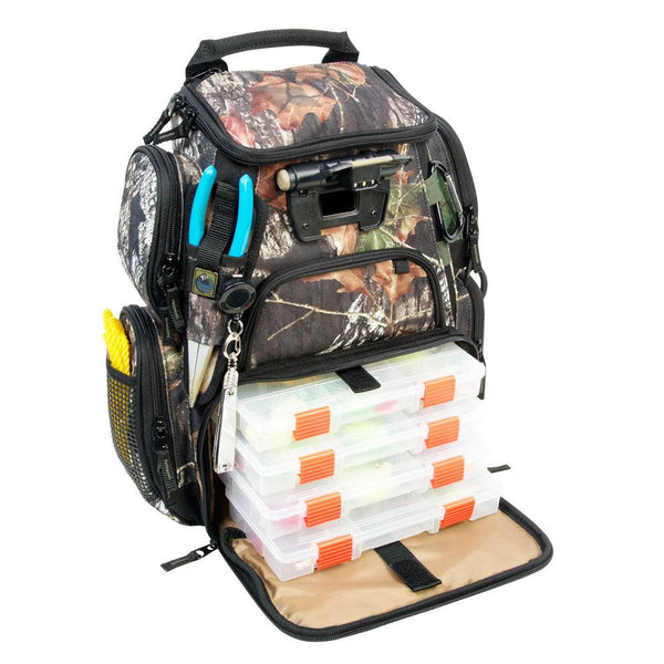Wild River RECON Mossy Oak Compact Lighted Backpack w/4 PT3500 Trays [WCT503] - Essenbay Marine