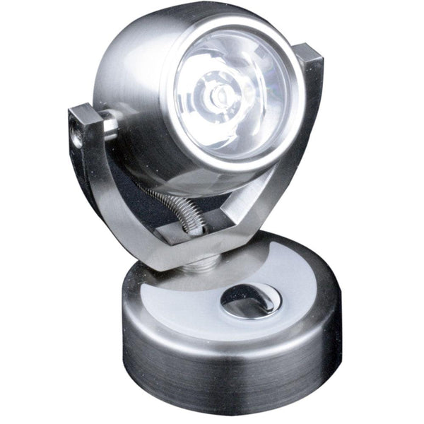 Lunasea Wall Mount LED Light w/Touch Dimming - Warm White/Brushed Nickel Finish - Rotating Light [LLB-33JW-81-OT] - Essenbay Marine