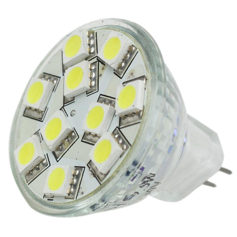 Lunasea MR11 LED Bulb - 10-30VDC/2.2W/140 Lumens - Warm White [LLB-11TW-61-00] - Essenbay Marine