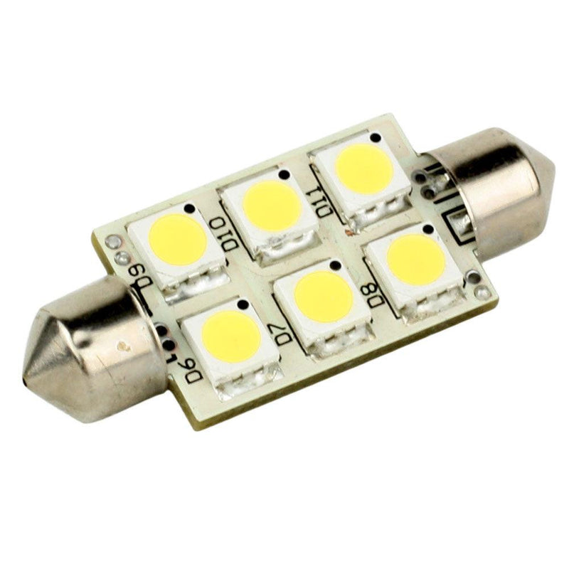 Lunasea Single-Sided 6 LED Festoon - 10-30VDC/1.5W/97 Lumens - Warm White [LLB-186W-21-00] - Essenbay Marine
