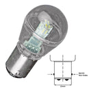 Lunasea Bayonet LED Bulb BA15D - 10-30VDC/1W/105 Lumens - Cool White [LLB-26FC-21-00] - Essenbay Marine