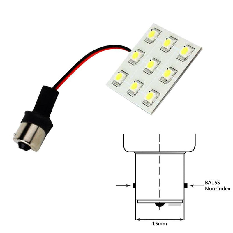 Lunasea Bayonet 9 LED Bulb BA15S - 12VAC or 10-30VDC/2W/149 Lumens - Warm White [LLB-229W-21-00] - Essenbay Marine