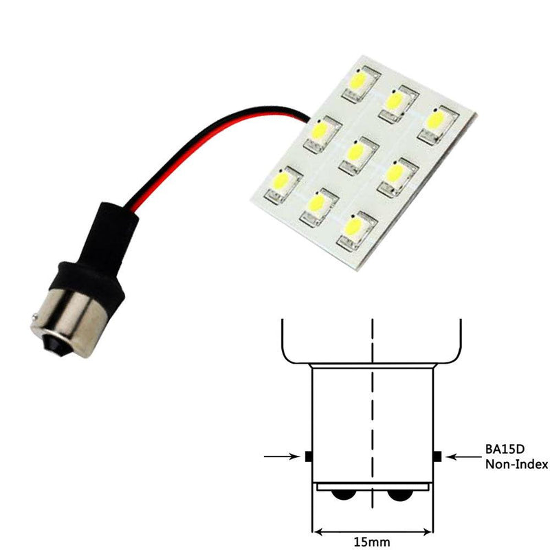 Lunasea Bayonet 9 LED Bulb BA15D - 12VAC or 10-30VDC/2W/149 Lumens - Warm White [LLB-269W-21-00] - Essenbay Marine