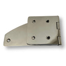 Marine Hardware Sun Deck Hinge Port, LX1 304SS Bright Polished SSHN65001 - Essenbay Marine