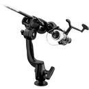 RAM Mount RAM-ROD 2000 Fishing Rod Holder w/RAM-ROD Revolution Ratchet/Socket System & Round Flat Surface Base [RAM-114-RBU] - Essenbay Marine