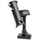 RAM Mount RAM Tube Jr. Fishing Rod Holder, Standard 6" Length Post Spline & Combo Bulkhead/Flat Surface Base w/Plunger [RAP-390-BMPU] - Essenbay Marine