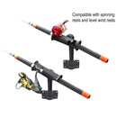 RAM Mount RAM Tube Jr. Fishing Rod Holder w/Short 4" Length Post Spline & Bulkhead Mounting Base [RAP-390-SBU] - Essenbay Marine