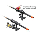 RAM Mount RAM Tube Jr. Rod Holder w/Short 4" Length Post Spline & Flush Mounting Base [RAP-390-SFU] - Essenbay Marine