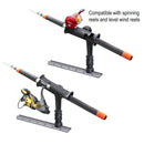 RAM Mount RAM Tube Jr. Rod Holder w/ 4" Post & Adapt-A-Post Track Mounting Base [RAP-390-SAAPU] - Essenbay Marine