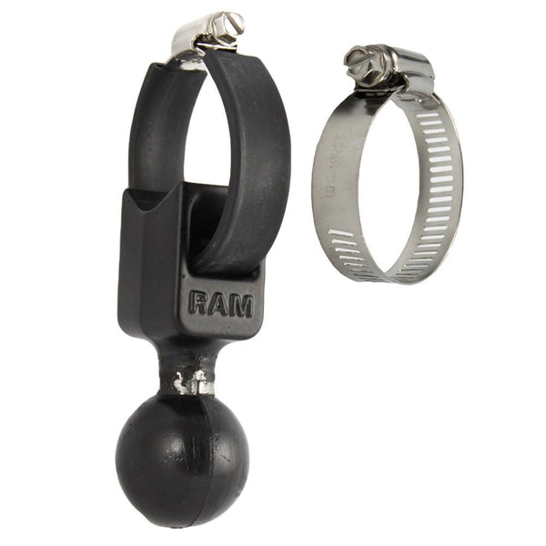 RAM Mount 1.5" Ball Base w/Strap 0.5" - 2" Diameter [RAM-108BU] - Essenbay Marine