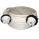 Marinco 30A 125V Molded Standard Cordset - White - 50' [199120] - Essenbay Marine
