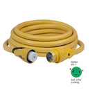 Marinco CS503-25 EEL 50A 125V Shore Power Cordset - 25' - Yellow [CS503-25] - Essenbay Marine