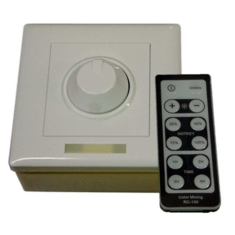 Lunasea Single Color Wall Mount Dimmer w/Controller [LLB-45AU-08-00] - Essenbay Marine