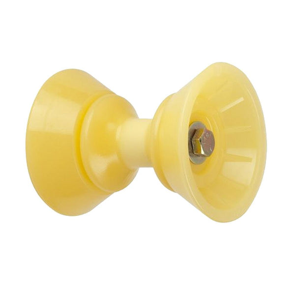 C.E. Smith 3" Bow Bell Roller Assembly - Yellow TPR [29300] - Essenbay Marine