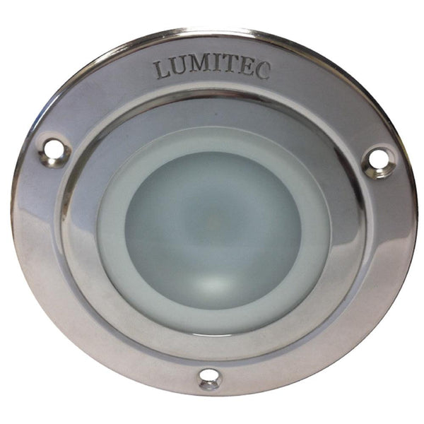 Lumitec Shadow - Flush Mount Down Light - Polished SS Finish - 3-Color Red/Blue Non Dimming w/White Dimming [114118] - Essenbay Marine