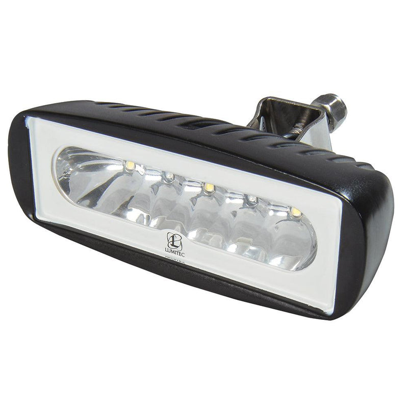 Lumitec Caprera2 - LED Flood Light - Black Finish - 2-Color White/Red Dimming [101218] - Essenbay Marine