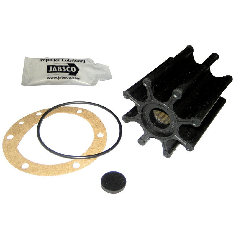 Jabsco Impeller Kit - 8 Blade - Neoprene - 2-9/16" Diameter x 3" W, 5/8" Shaft Diameter [17018-0001-P] - Essenbay Marine