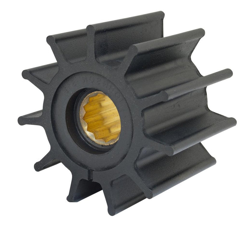 Jabsco Impeller Kit - 12 Blade - Neoprene - 3-" Diameter - Brass Insert - Spline Drive [17935-0001-P] - Essenbay Marine