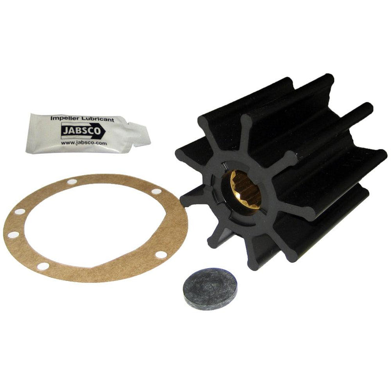 Jabsco Impeller Kit - 9 Blade - Nitrile - 3-3/4" Diameter x 3-1/2" W, 1" Shaft Diameter [6760-0003-P] - Essenbay Marine