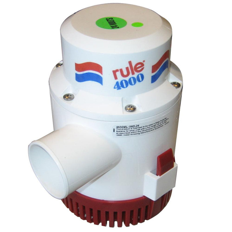 Rule 4000 Non-Automatic Bilge Pump - 24V [56D-24] - Essenbay Marine