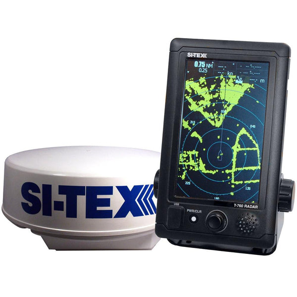 SI-TEX T-760 Compact Color Radar w/4kW 18" Dome - 7" Touchscreen [T-760] - Essenbay Marine