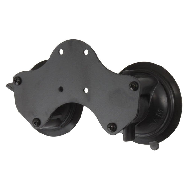 RAM Mount Double Suction Cup Base [RAM-B-189BU] - Essenbay Marine