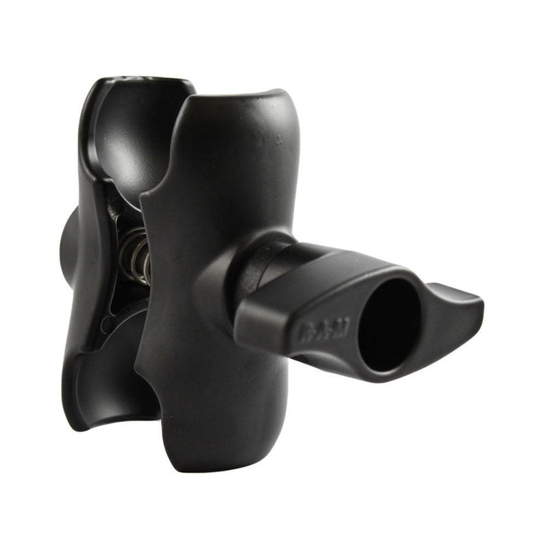 RAM Mount D Size Short Double Socket Arm f/2.25" Ball Base [RAM-D-201U-C] - Essenbay Marine