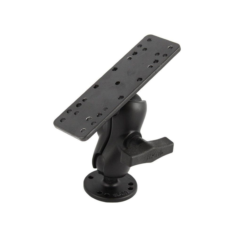 RAM Mount Marine Electronics Mount Short Arm Gimbal Bracket [RAM-111U-B] - Essenbay Marine