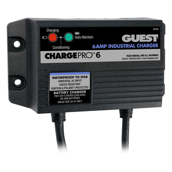 Guest 6A/12V 1 Bank 120V Input On-Board Battery Charger [28106] - Essenbay Marine