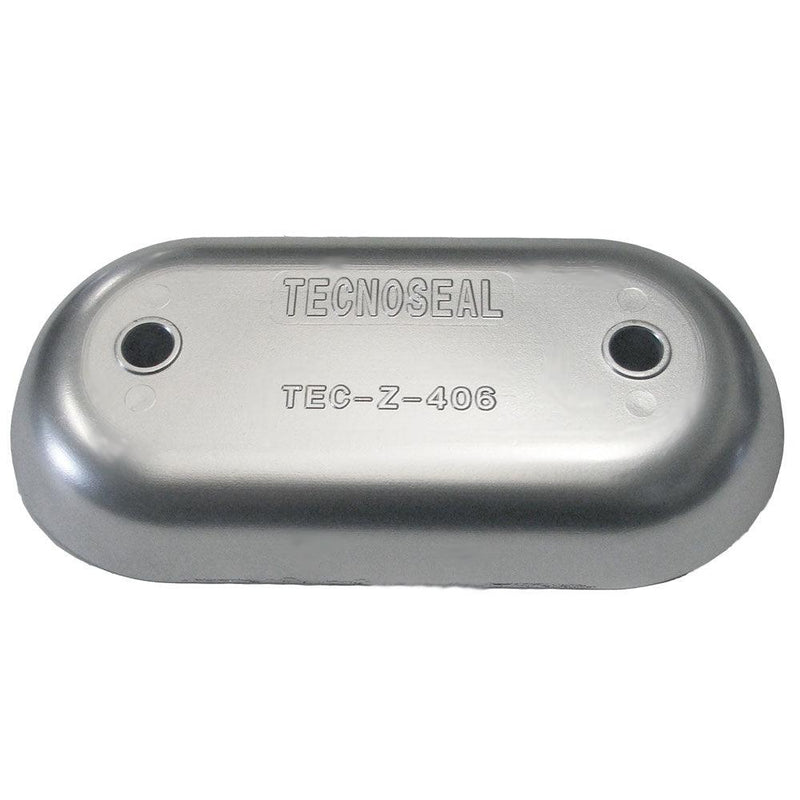 Tecnoseal Z406 Hull Plate Anode - Zinc [TEC-Z-406] - Essenbay Marine