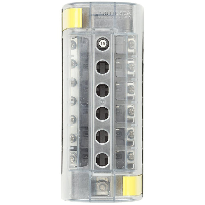 Blue Sea 5052 ST CLB Circuit Breaker Block - 6 Position w/Negative Bus [5052] - Essenbay Marine