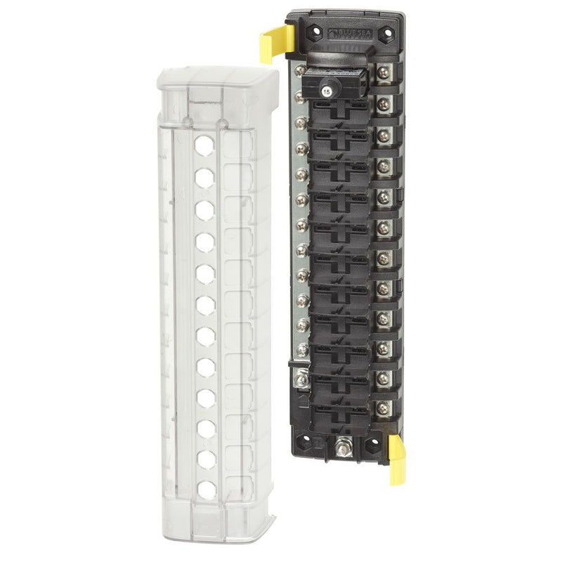 Blue Sea 5054 ST CLB Circuit Breaker Block - 12 Position w/Negative Bus [5054] - Essenbay Marine