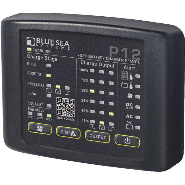 Blue Sea 7520 P12 LED Remote f/Battery Chargers [7520] - Essenbay Marine