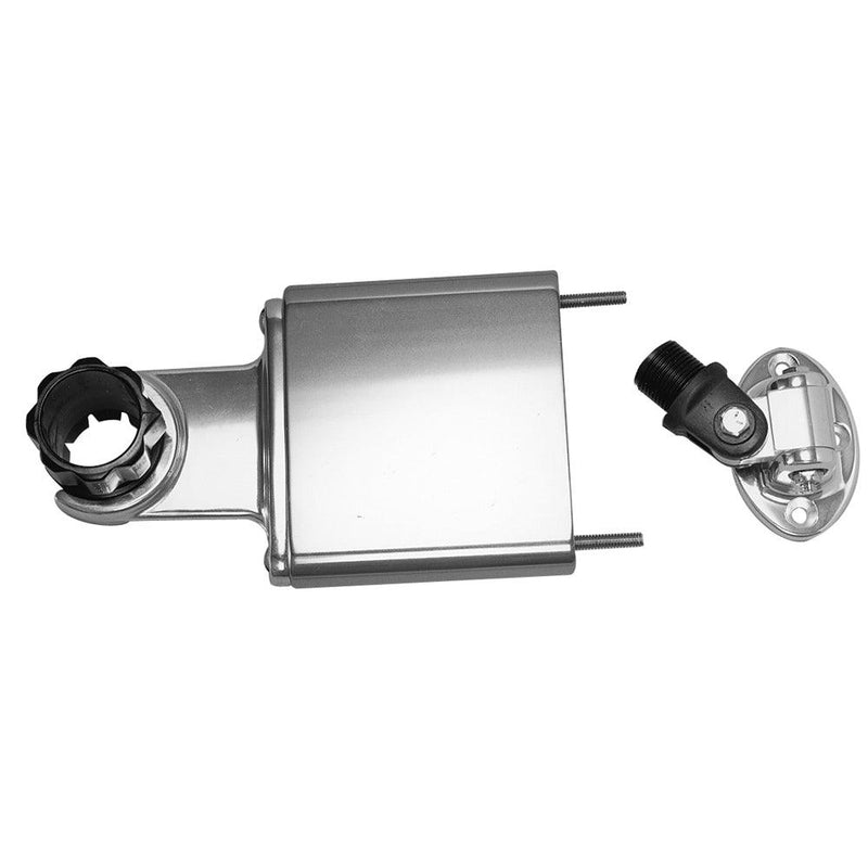 Rupp Standard Antenna Mount Support w/4-Way Base, Spacer & 1.5" Collar [PAK-0002] - Essenbay Marine