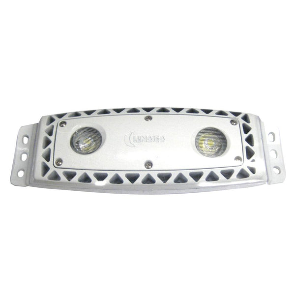 Lunasea High Intensity Outdoor Dimmable LED Spreader Light - White - 1,100 Lumens [LLB-472W-21-10] - Essenbay Marine