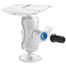 RAM Mount Mixed Combination Pin-Lock Security Nut & Key Knob f/2.25"/3.38" Diameter D/E Size Arms [RAP-S-NUT5U] - Essenbay Marine