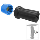 RAM Mount Mixed Combination Pin-Lock Security Nut & Key Knob f/2.25"/3.38" Diameter D/E Size Arms [RAP-S-NUT5U] - Essenbay Marine