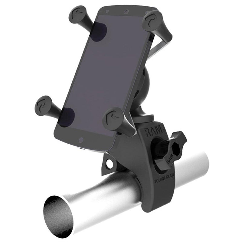 RAM Mount Tough-Claw Mount w/Universal X-Grip Phone Holder [RAM-HOL-UN7-400U] - Essenbay Marine